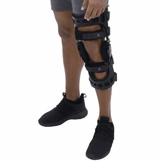 Vive Health 845 Dual OA Knee Brace Coretech - Adjustable Support, Black