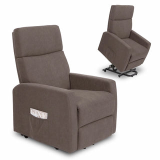 Vive Health LVA2017LGBRNV2 Large Lift Chair Aids standing/reclining With a Quiet Motor 28” Wide Padded Seat, Easy Setup, Ideal For Home and Clinic