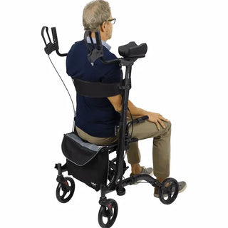 Vive Health MOB1033BLKPAK2 Upright Walker for Mobility and Posture (2 Pack)