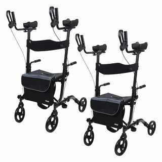 Vive Health MOB1033BLKPAK2 Upright Walker for Mobility and Posture (2 Pack)