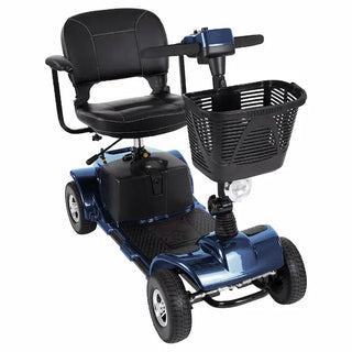 Vive Health MOB1040BLU Mobility Scooter for Long-Range Comfort (Series A, Blue)