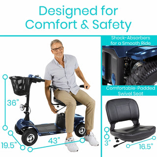 Vive Health MOB1053XXX Mobility Scooter Series A