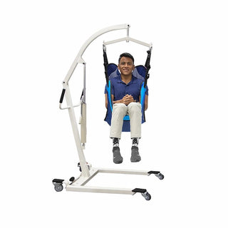 Vive Health MOB1068SLG Hydraulic Patient Lift With Sling Ensures Safe Patient Transfers With a Robust Pump and 400lb Capacity,