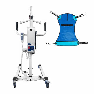 Vive Health MOB1076WHTSLG Electric Patient Lift With Sling