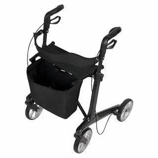 Vive Health MOB1113 Core Carbon Fiber Rollator for Mobility (Weighs Only 12 lbs) 