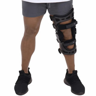 Vive Health 845 Dual OA Knee Brace Coretech - Adjustable Support, Black