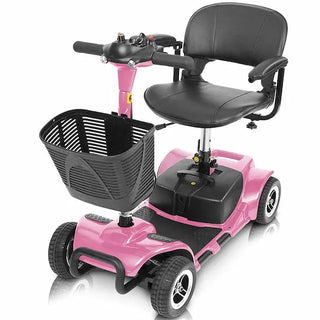Vive Health MOB1027MBLK 4 Wheel Mobility Scooter Long Range, Multiple Colors