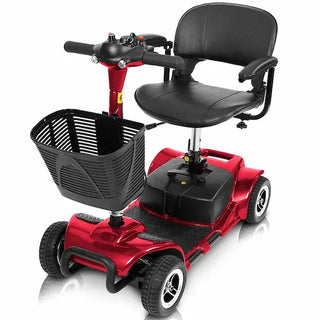 Vive Health MOB1027MBLK 4 Wheel Mobility Scooter Long Range, Multiple Colors