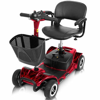 Vive Health MOB1095RDF 4 Wheel Mobility Scooter Multiple Color