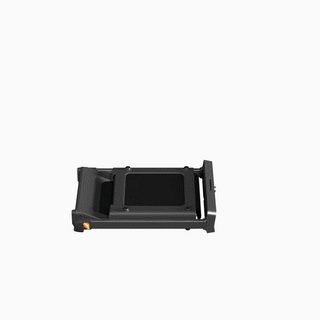 Animation showing the WalkingPad Denise Austin 2.0 treadmill folding flat