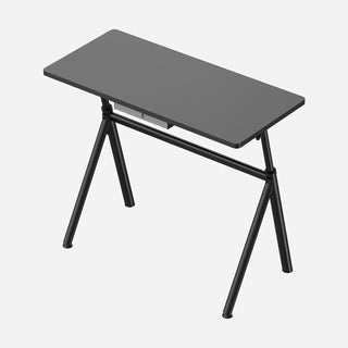 Side view of the black WalkingPad ETD6 standing desk