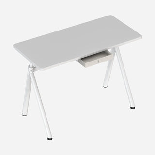 White WalkingPad ETD6 standing desk with a fitted drawer