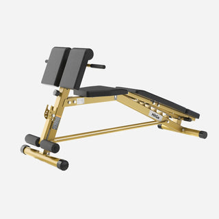 Gold WalkingPad MATE-WB1 Roman chair set to decline for back extensions