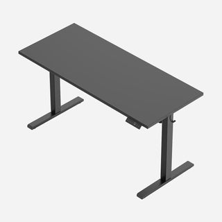 WalkingPad one-piece electric standing desk lowered to sitting height