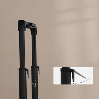 Close view of the adjustable handrail post on the WalkingPad R3 Hybrid treadmill
