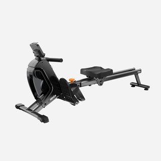 WalkingPad RM1 magnetic rowing machine open and seen at an angle