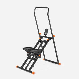 WalkingPad SC1 stair stepper machine seen from the front at an angle