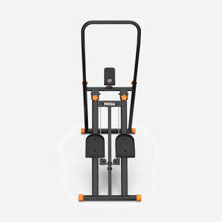Front view of the WalkingPad SC1 stair stepper with its pedals in line