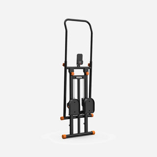 Rear view of the WalkingPad SC1 stair stepper showing the frame and display