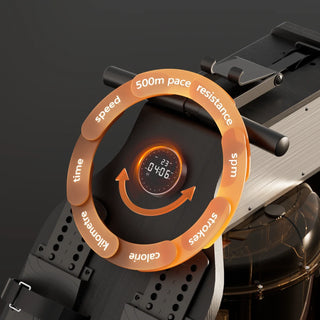 Close view of the resistance dial on the WalkingPad WM10 water rowing machine