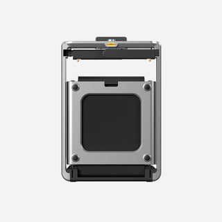 WalkingPad X214 treadmill folded and seen from the front