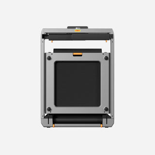 WalkingPad X25 Plus treadmill folded and seen from the front
