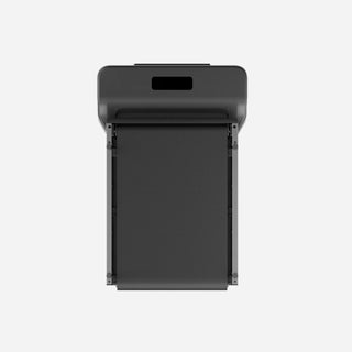 WalkingPad Z1 treadmill folded and seen from the front