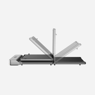 WalkingPad Z1 treadmill shown part way through its fold