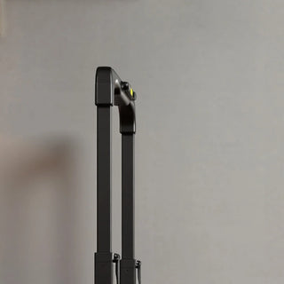 Close view of the adjustable handrail post on the WalkingPad Z3 Hybrid treadmill