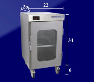 Warm and Cozy KZ-710 Medium Size Single Door Blanket Warming Cabinet, 7.1 cu.ft. Capacity, 25 Blankets-Towels Hold