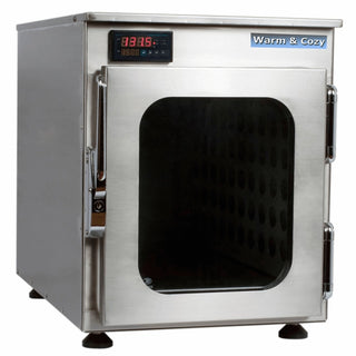 Warm and Cozy KZ-210 Desktop Single Window Blanket Warming Cabinet, 2.1 cu.ft. Capacity, 7 Blankets-Towels Hold