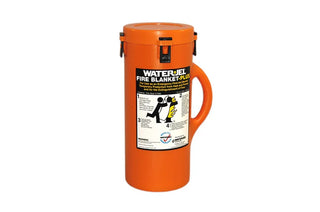 Water-Jel Heat Shield Fire Blanket Canister 72"x60" & 96"x72"
