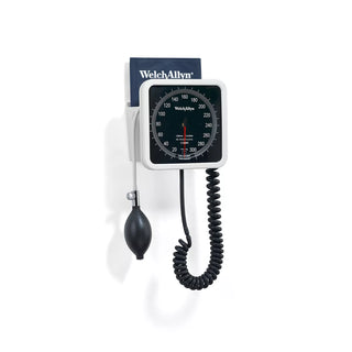Welch Allyn 7670-01 Wall Gage, Adult Cuff Sphygmomanometers with analog display on a white background