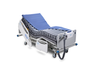 Wellell PD02501 Domus 4 digital pressure redistribution mattress with quilted cover, low air loss therapy, and seat inflate mode.
