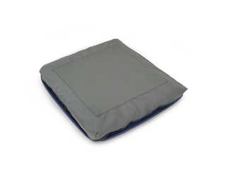 Wellell PM02101 Sedens 400 foam-in-cell pressure relief wheelchair cushion with adjustable air support and non-slip base.
