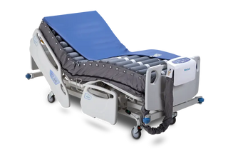 Wellell Serene Air low air loss mattress system with quilted cover for pressure injury prevention and pressure redistribution.
