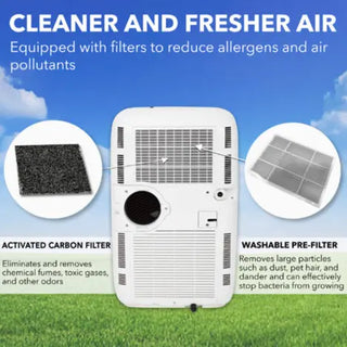 Whynter ARC-101CW 10,000 BTU CoolSize Compact Portable Air Conditioner