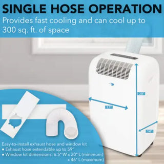 Whynter ARC-101CW 10,000 BTU CoolSize Compact Portable Air Conditioner