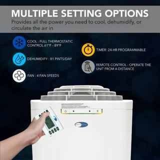 Whynter ARC-110WD 11,000 BTU  Dual Hose Cooling Portable Air Conditioner