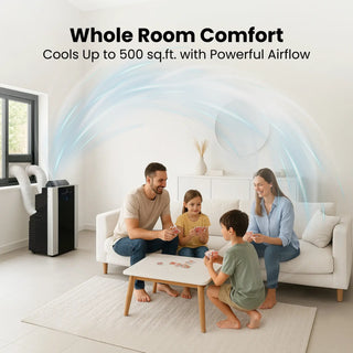 Whynter ARC-14SH 14,000 BTU Dual Hose Cooling Portable Air Conditioner