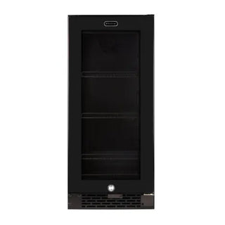 Whynter BBR-801BG 15″ Black Glass 100-can Capacity Beverage Refrigerator