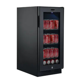 Whynter BBR-801BG 15″ Black Glass 100-can Capacity Beverage Refrigerator