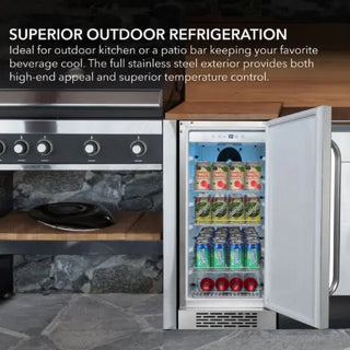Whynter BOR-326FS 15″ Built-In Energy Star 3.0 cu. ft. Beverage Refrigerator