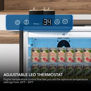 Whynter BOR-53024-SSW/BOR-53024-SSWa 24″ Built-In Energy Star 5.3 cu. ft. Indoor/Outdoor Beverage Refrigerator