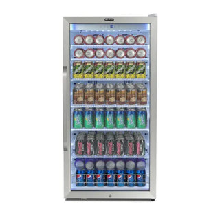 Whynter CBM-1060XLW/CBM-1060XLWa 10.6 cu. ft. Stainless Steel Commercial Beverage Refrigerator