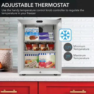 Whynter CDF-177SB Countertop Reach-In 1.8 cu ft Display Glass Door Freezer