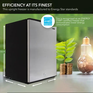 Whynter CUF-301BK 3 cu. ft Energy Star Upright Freezer with Lock – Black