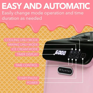 Whynter ICM-128BPS Upright Automatic Ice Cream Maker