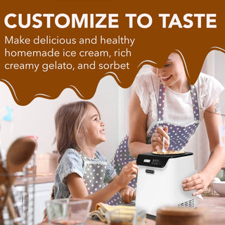 Whynter ICM-128WS 1.28 Quart Compact Upright Automatic Ice Cream Maker