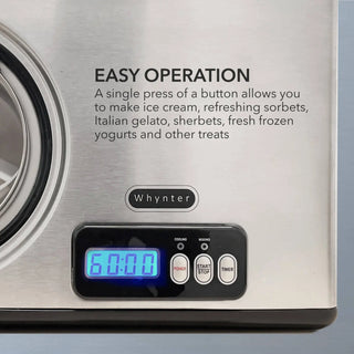 Whynter ICM-15LS 1.6 Quart Compact Automatic Compressor Ice Cream Maker